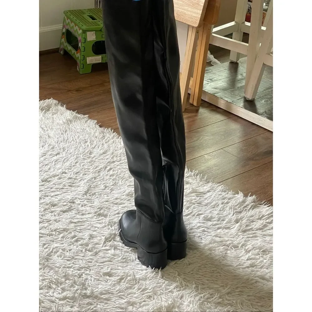 Jeffery Campbell Reflect OK Thigh High Boots 6.5